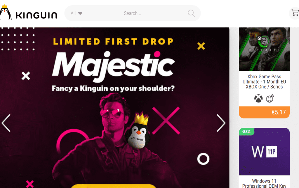 Kinguin : Steam CD Keys and PC Game Keys