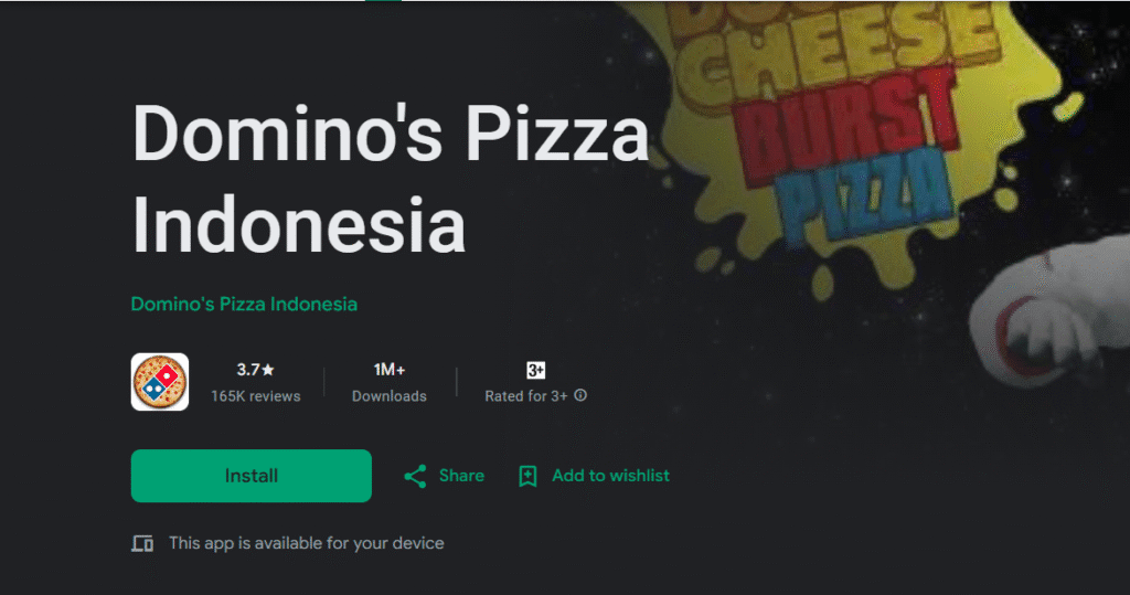Domino: Order Pizza online from Domino’s and get a discount upto 50%.